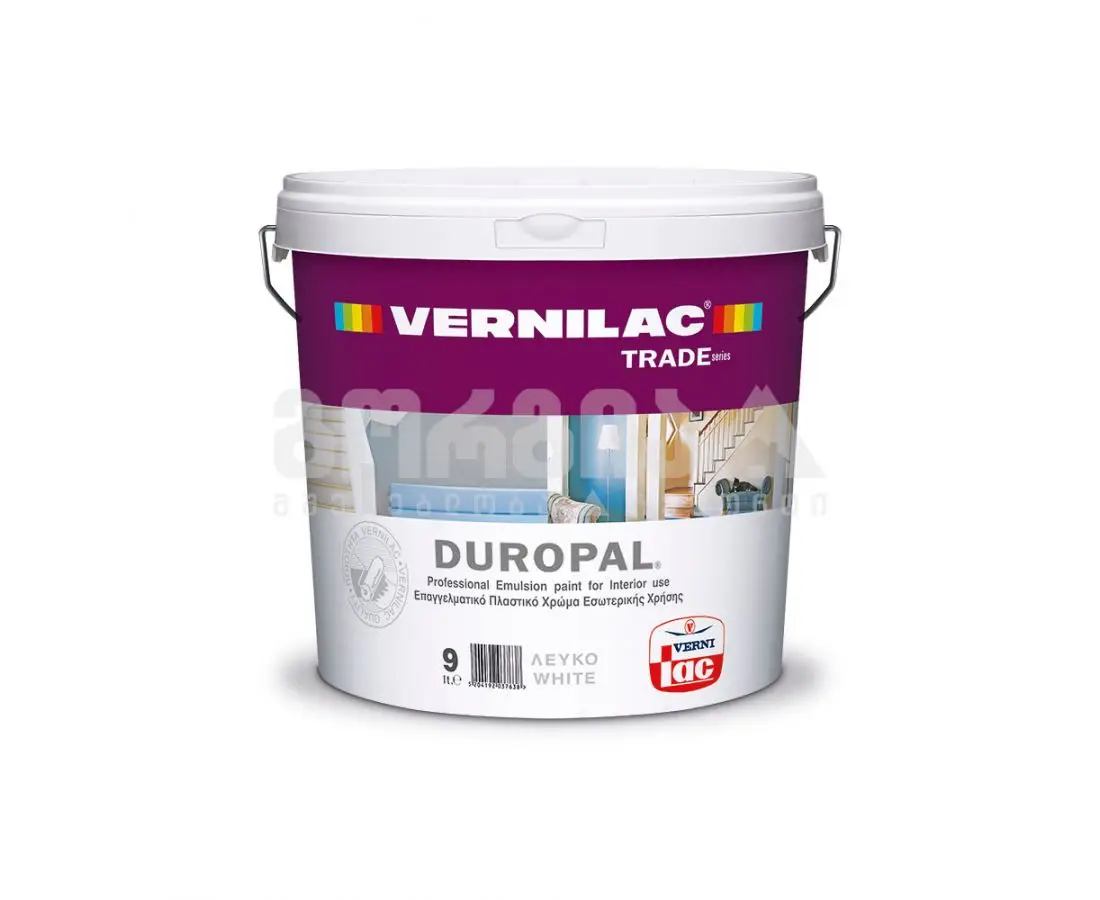 წყალემულსია DUROPAL No.10992 9 ლ — ინტერიერის საღებავი